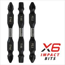 Ph2 Impact Drive Bit  50mm Long Pack Of 5